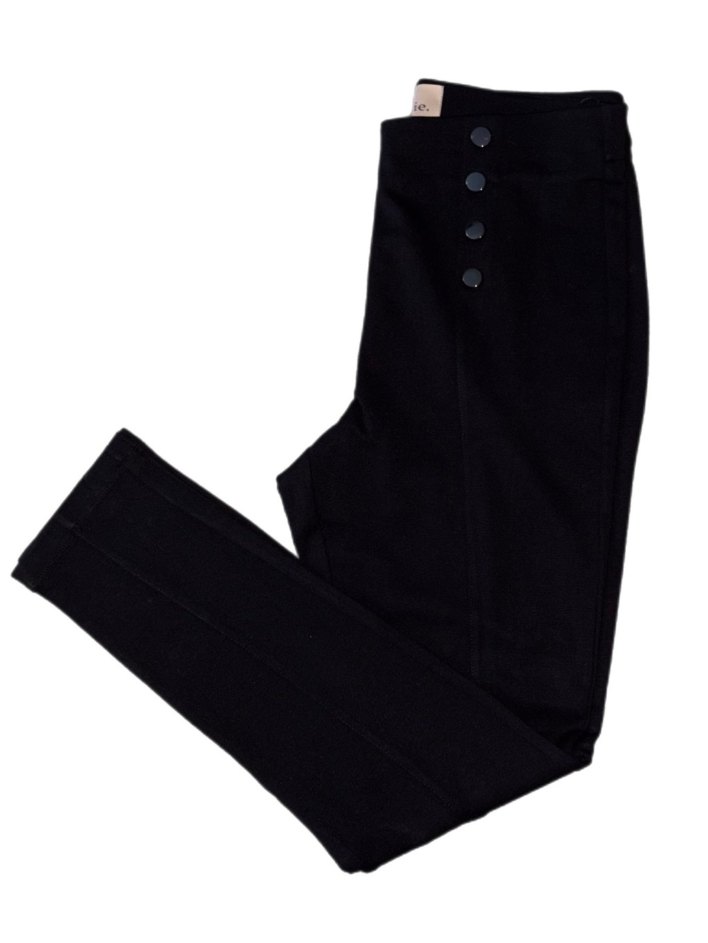 Elie Tahari Modal Sailor Button Front Skinny Dress Pant Medium New With Tags